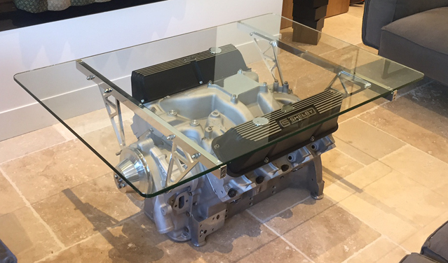 V8 COBRA ENGINE TABLE BY BENOIT DE CLERCQ