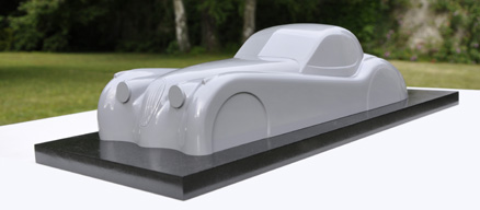 SCULPTURE JAGUAR XK 120