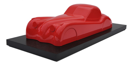 SCULPTURE JAGUAR XK 120