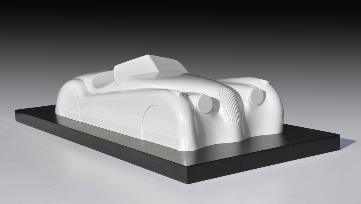 White Jaguar XK Roadster